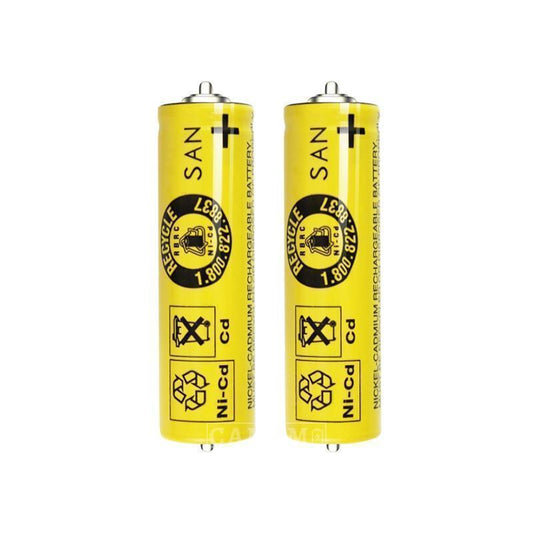 2pcs SANYO 1N-600AA for S3 3000S/3090S 199S-1 5720/5739/5743 Braun Electric Shaver AA 1.2V Ni-Cd Battery Consumer battery, Rechargeable, SANYO, Shaver Battery, shaver machine battery, top selling 1N-600AA-2 SANYO