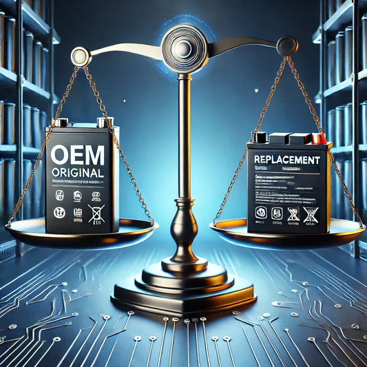 OEM original batteries vs replacement batteries for electronics, power tools, medical devices and defense equipments