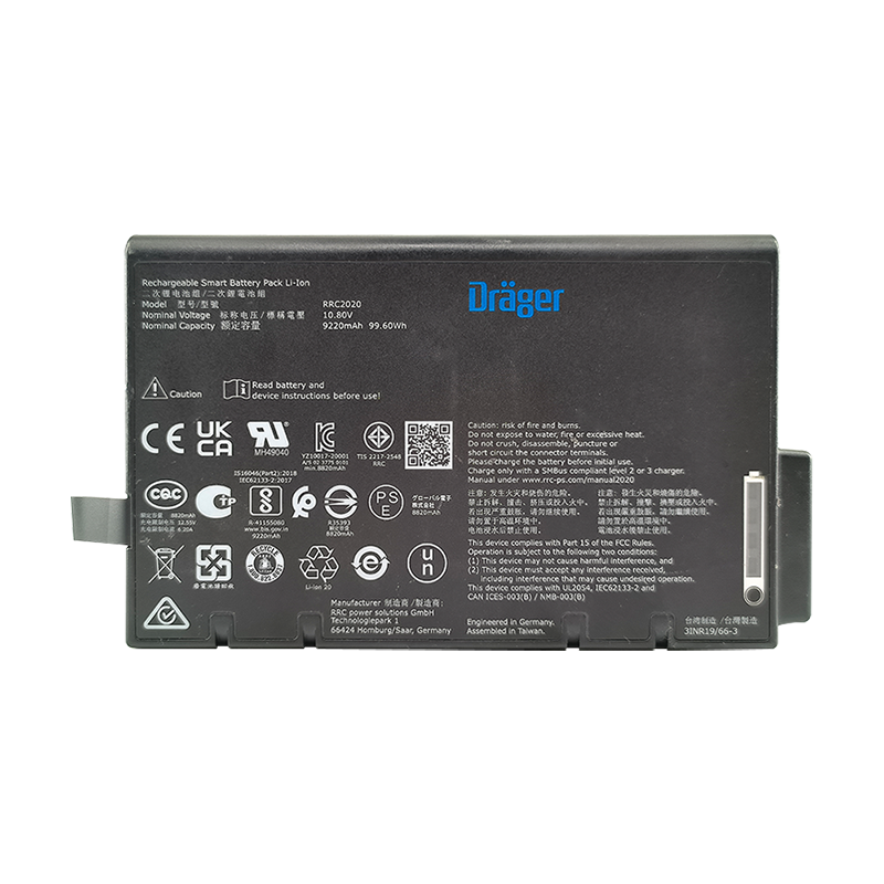 Original RRC2020 for USM36 Inspection instrument battery 10.8V Li-ion Battery Drager