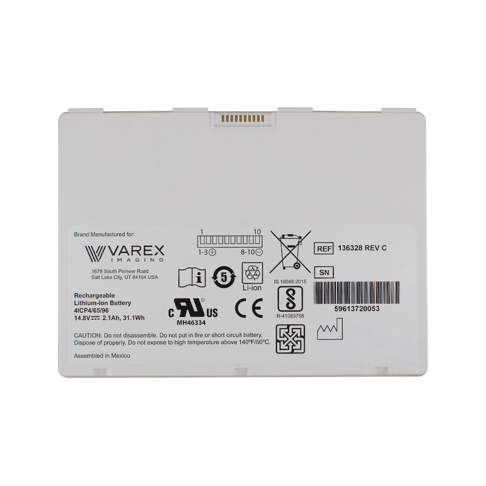 Original 136328 for VAREX PaxScan 4336W C50 F30 DR 14.8V 2.1Ah Li-ion Battery