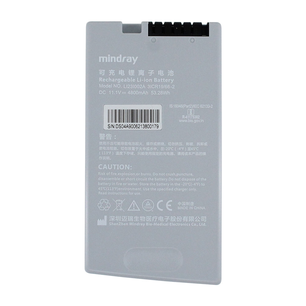 Original LI23I002A Battery Mindray DP-10 DP-20 DP-30 V12 V21 Monitor Battery, 11.1V 4800mAh Li-ion Rechargeable Battery Made in China