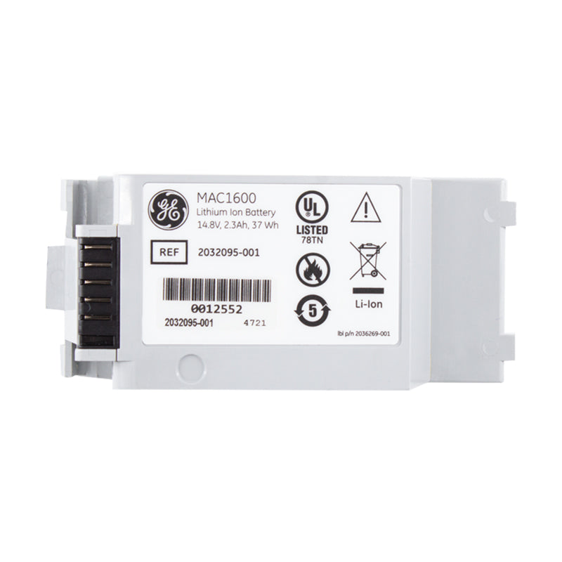 Original 2032095-001 for GE MAC1600  Monitor battery 14.8V Li-ion Battery 2035701-001