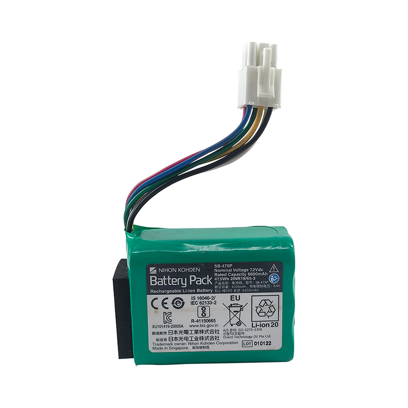 Original SB-470P for Nihon Kohden PVM- SB-752P SB-901DC SB-201P Monitor battery 7.2V Ni-MH Battery