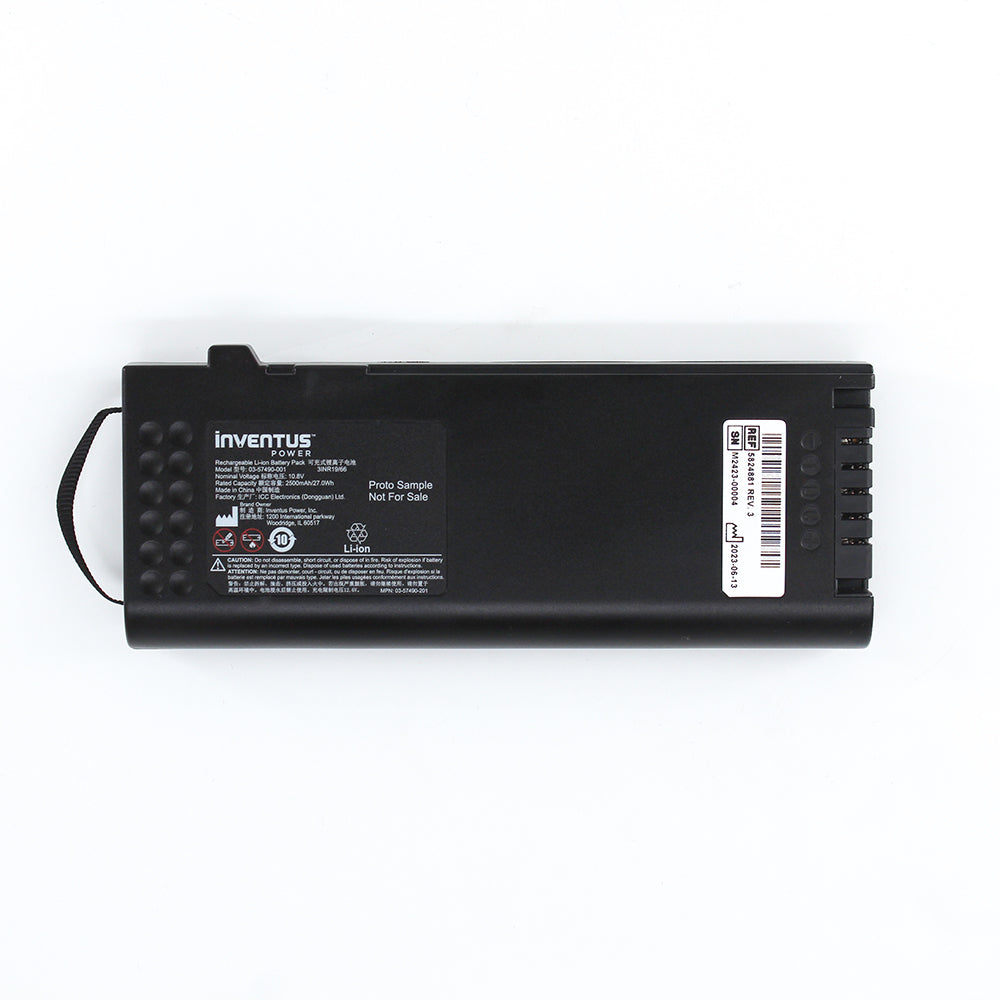 Original inventus 03-57490-001 for G E B450 2062895-001 FLEX-3S2P U80296-1R01 10.8V Li-ion Battery