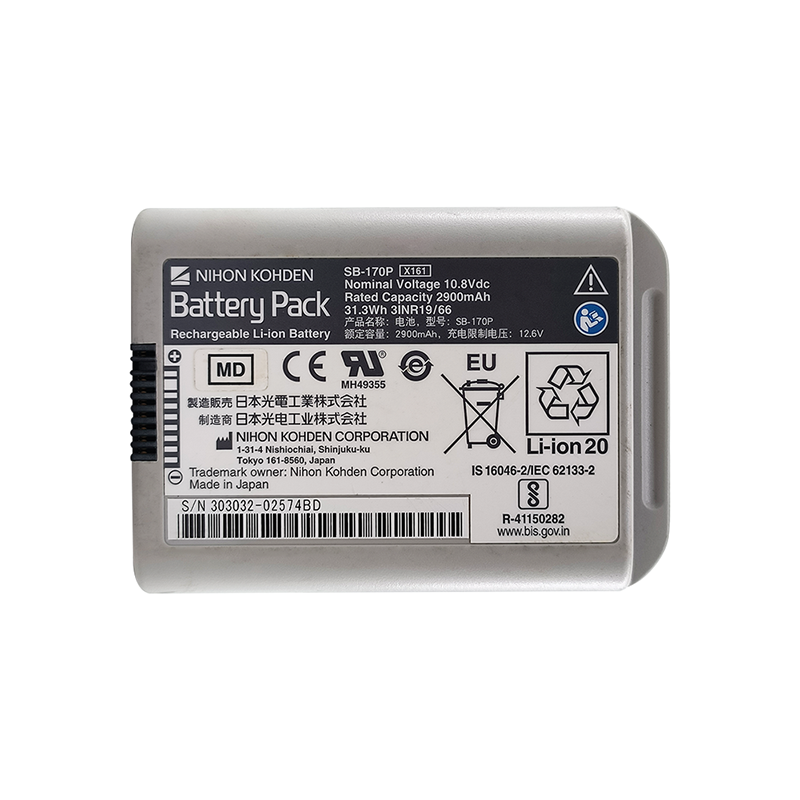 Original SB-170P for Nihon Kohden OLG-3800 BSM-1700 x161 Monitor battery 10.8V Li-ion Battery