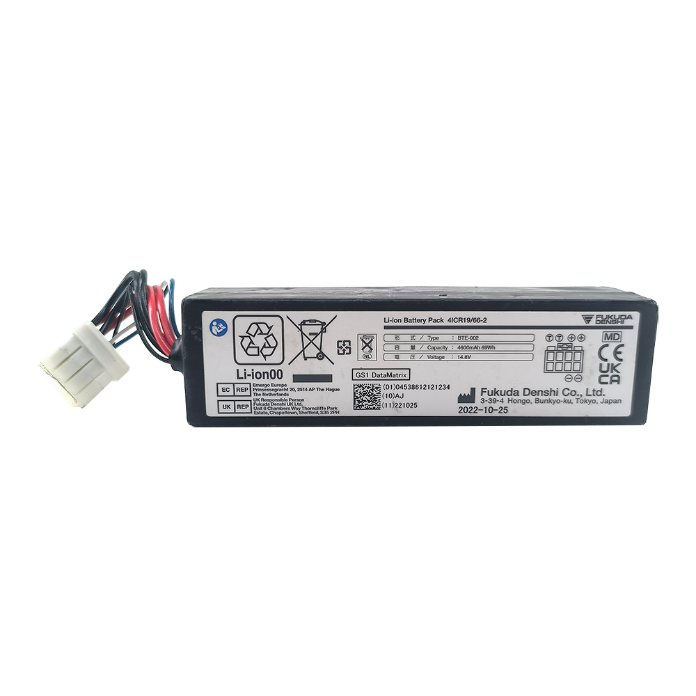 Original FUKUDA DENSHI BTE-002 14.8V Li-ion Battery, Power for FX-8322 FX-8322R ECG Machine PN:510114040