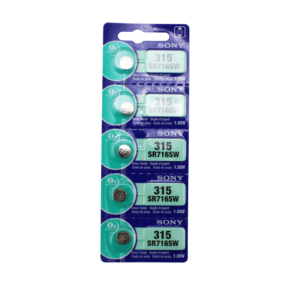 5pcs Original SR716SW 315 Silver Oxide Watch Battery