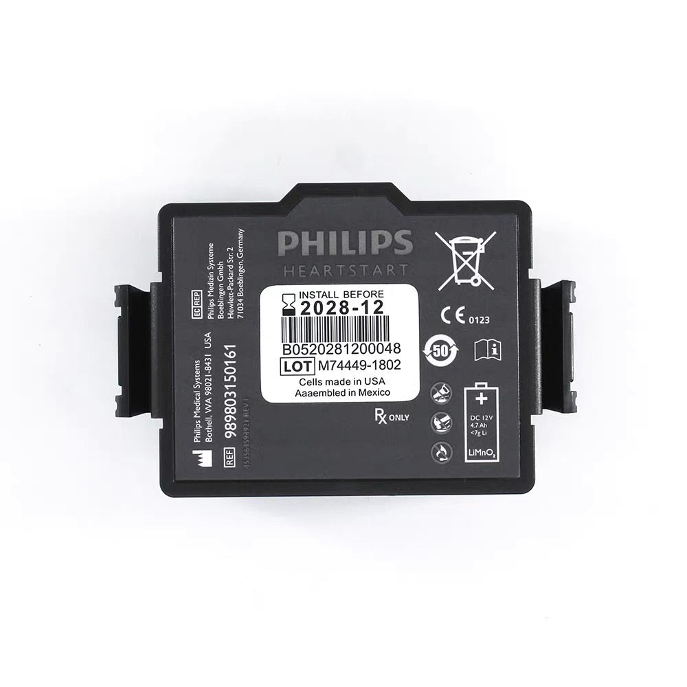 Original 989803150161 For Philips HeartStart FR3 AED Defibrillator Battery 12V Lithium Battery 86138 P/N 453564594921