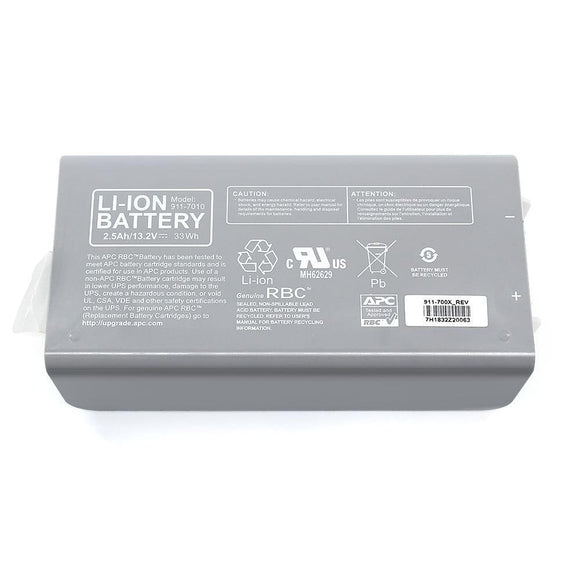Original APC by Schneider Electric 911-7010 for UPS Backup Replacement Battery Cartridge RBC APCRBC146-Li 2.5Ah/13.2V 33Wh Li-ion Battery Commerical Battery, Rechargeable APC 911-7010 APC by Schneider Electric