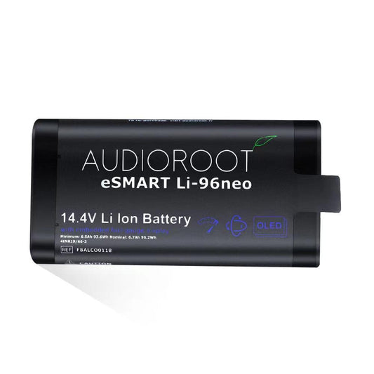 Original AUDIOROOT eSMART Li-96neo FBALCO0118 with embeded OLED display 14.4V Li Ion Battery Commerical Battery, Rechargeable FBALCO0118 AUDIOROOT