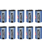 10Pcs Tekcell SB-D02 for Water/Gas/Electricity Meter Memery Back/up Battery 3.6V Lithium Battery LS33600 D