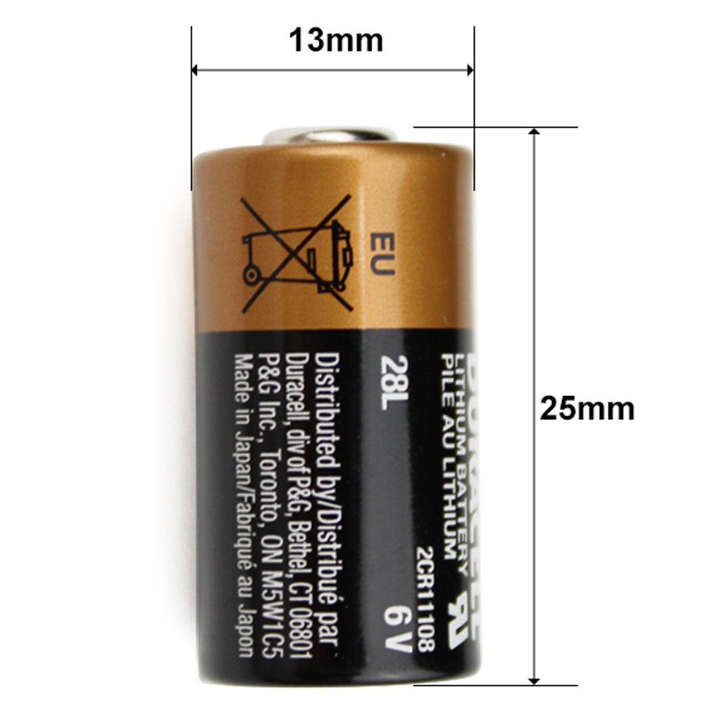2pcs DURACELL 28L 2CR11108 For PX28L K28L Digital Cameras Microphones Faucet Sensor Defibrillators Battery 6V Lithium Battery camera battery, Consumer battery, DURACELL, Non-Rechargeable, top selling 28L DURACELL