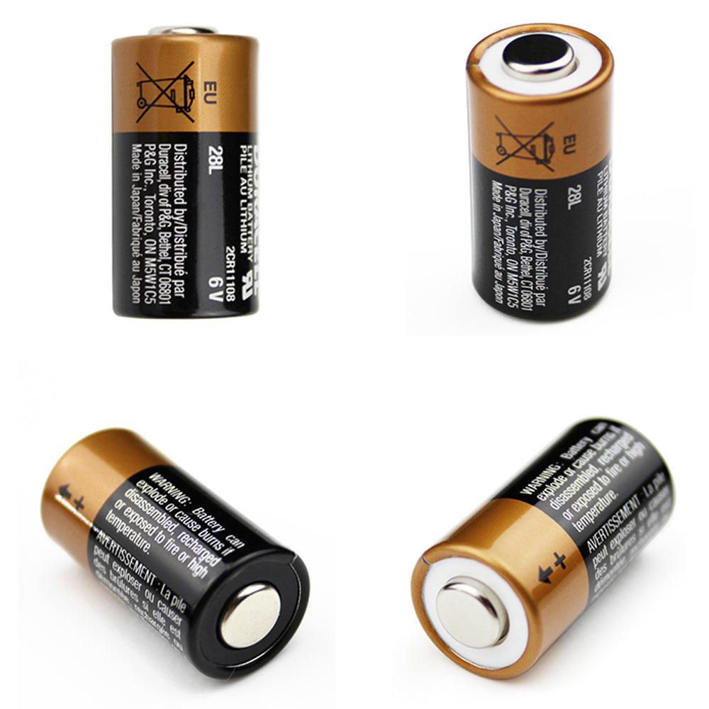 2pcs DURACELL 28L 2CR11108 For PX28L K28L Digital Cameras Microphones Faucet Sensor Defibrillators Battery 6V Lithium Battery camera battery, Consumer battery, DURACELL, Non-Rechargeable, top selling 28L DURACELL
