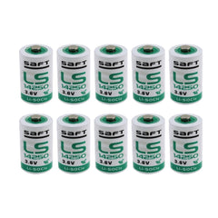 10pcs SAFT LS14250  3.6V  Lithium Battery For Electric Meter and Other Demanding Applications