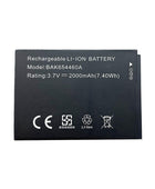 BAK654460A 3.7V 2000mAh Li-ion Battery Rechargeable BAK654460A CAMFM