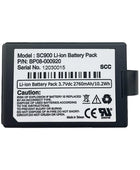 SC900 Serial for Barcode Scanner Battery 3.7V 2760mAh Li-Ion Battery BP08-000920 Commerical Battery, Rechargeable SC900 CAMFM