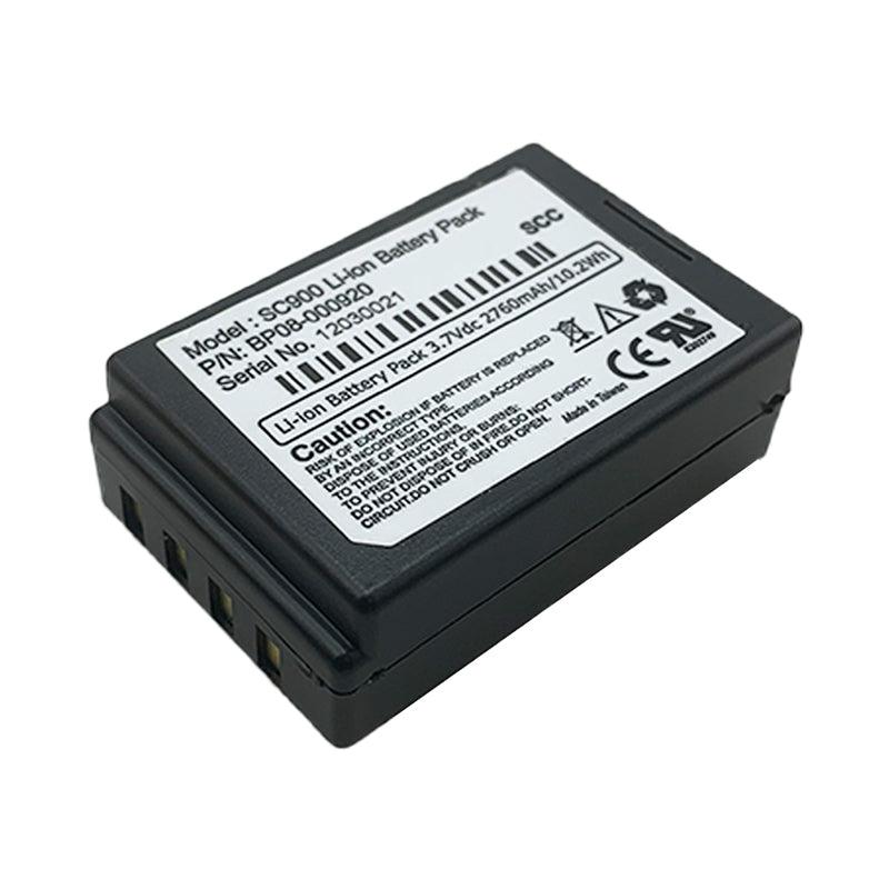 SC900 Serial for Barcode Scanner Battery 3.7V 2760mAh Li-Ion Battery BP08-000920 Commerical Battery, Rechargeable SC900 CAMFM