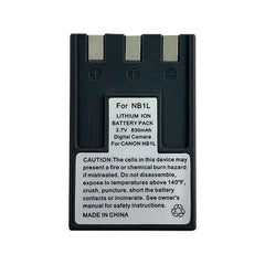 Canon NB1L 3.7V 830mAh Li-Ion Battery for Elph 110 130 135 IS Elph 350 HS A2300