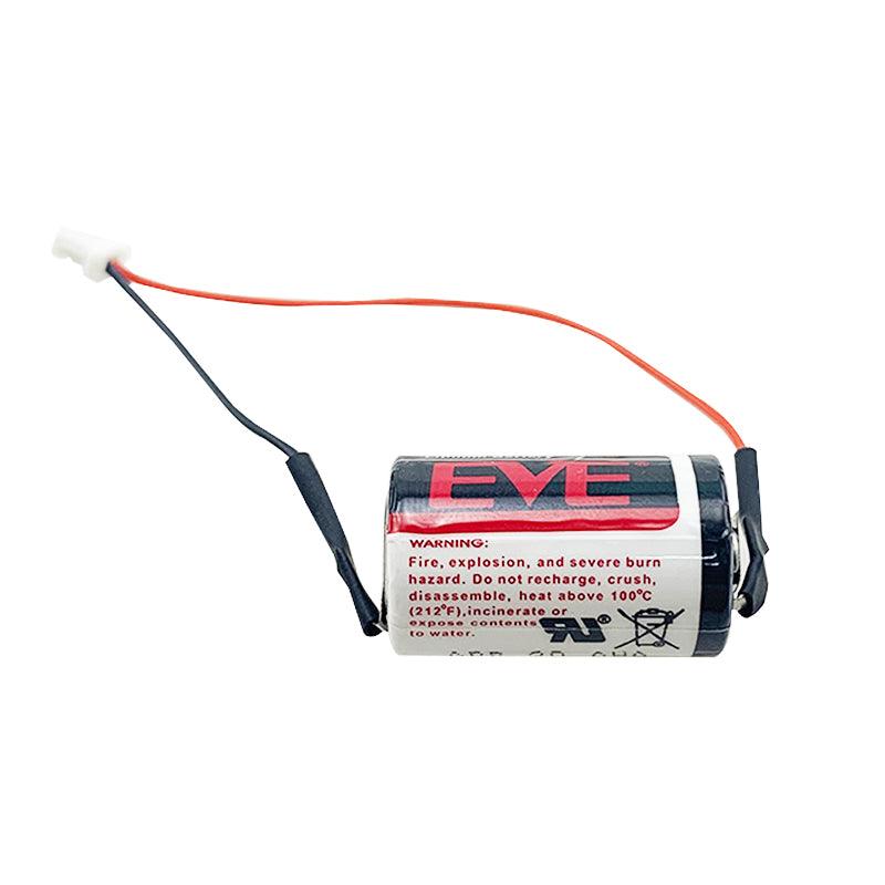 2 Units EVE ER14250 for Industrial Control Equipment Battery 3.6V Lithium Battery LS14250 Industrial Battery, Non-Rechargeable ER14250-X2 EVE
