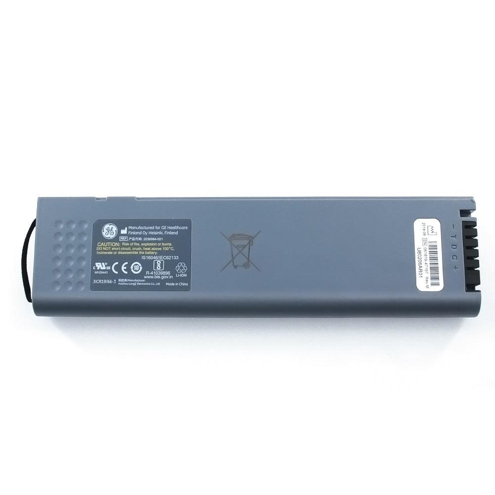 GE FLEX-3S3P For Carescape B650 B150 B125 Patient Monitor Battery 11.1V 6.00Ah 67Wh Li-ion Battery P/N 2036984-001 M11683256 Medical Battery, Patient Monitor Battery, Rechargeable FLEX-3S3P GE Healthcare