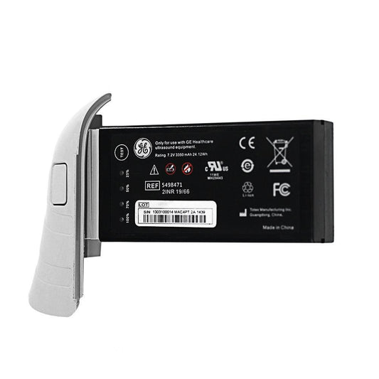 Original GE Healthcare 5498471 for Ultrasound Equipment battery 7.2V 3350mAh Li-Ion Battery 2INR 19/66 Medical Battery, Rechargeable, Ultrasound System Battery 5498471 GE Healthcare