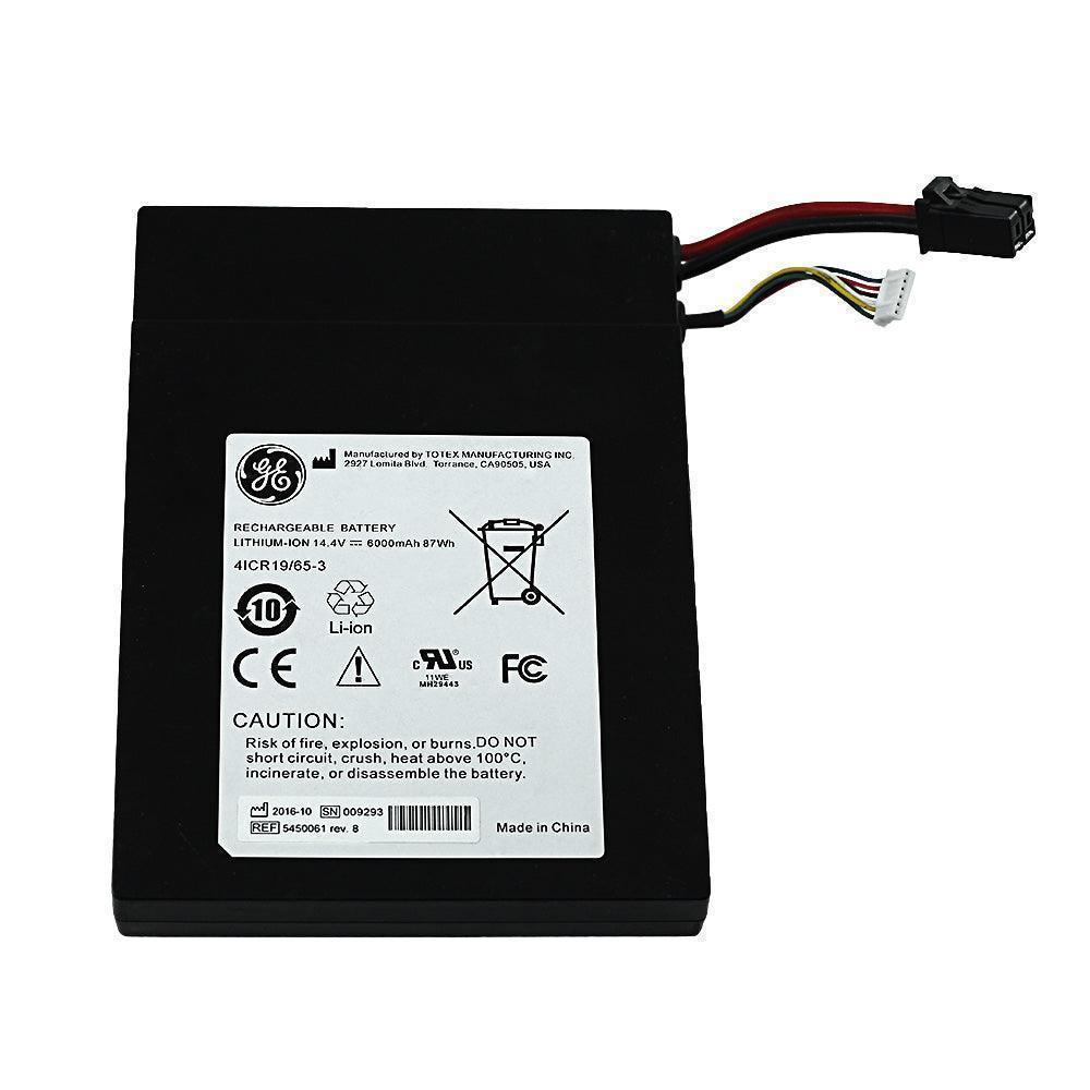 Original GE Medical 5450061 for GE Ultrasound ECG Polaris-Maru Battery Pack 14.4V 6000mAh Li-Ion Battery Medical Battery, Rechargeable, Ultrasound System Battery 5450061 GE Medical