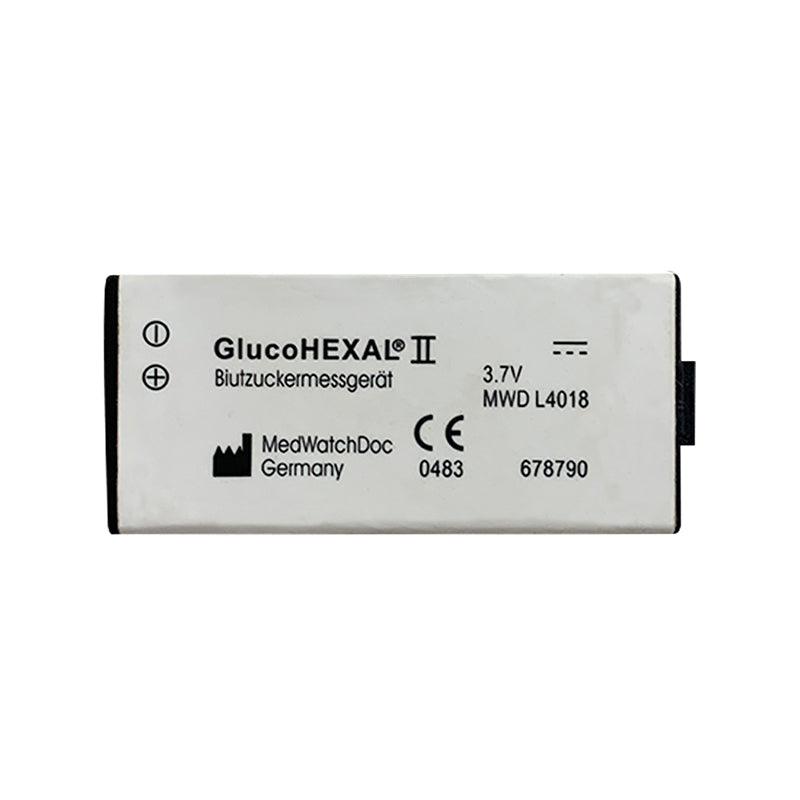 GlucoHEXIAL MWD14018 for Blood Glucose Meter Battery 3.7V Li-ion Battery Blood Glucose Meter Battery, Medical Battery, Rechargeable MWD14018 Gluco Hexal II