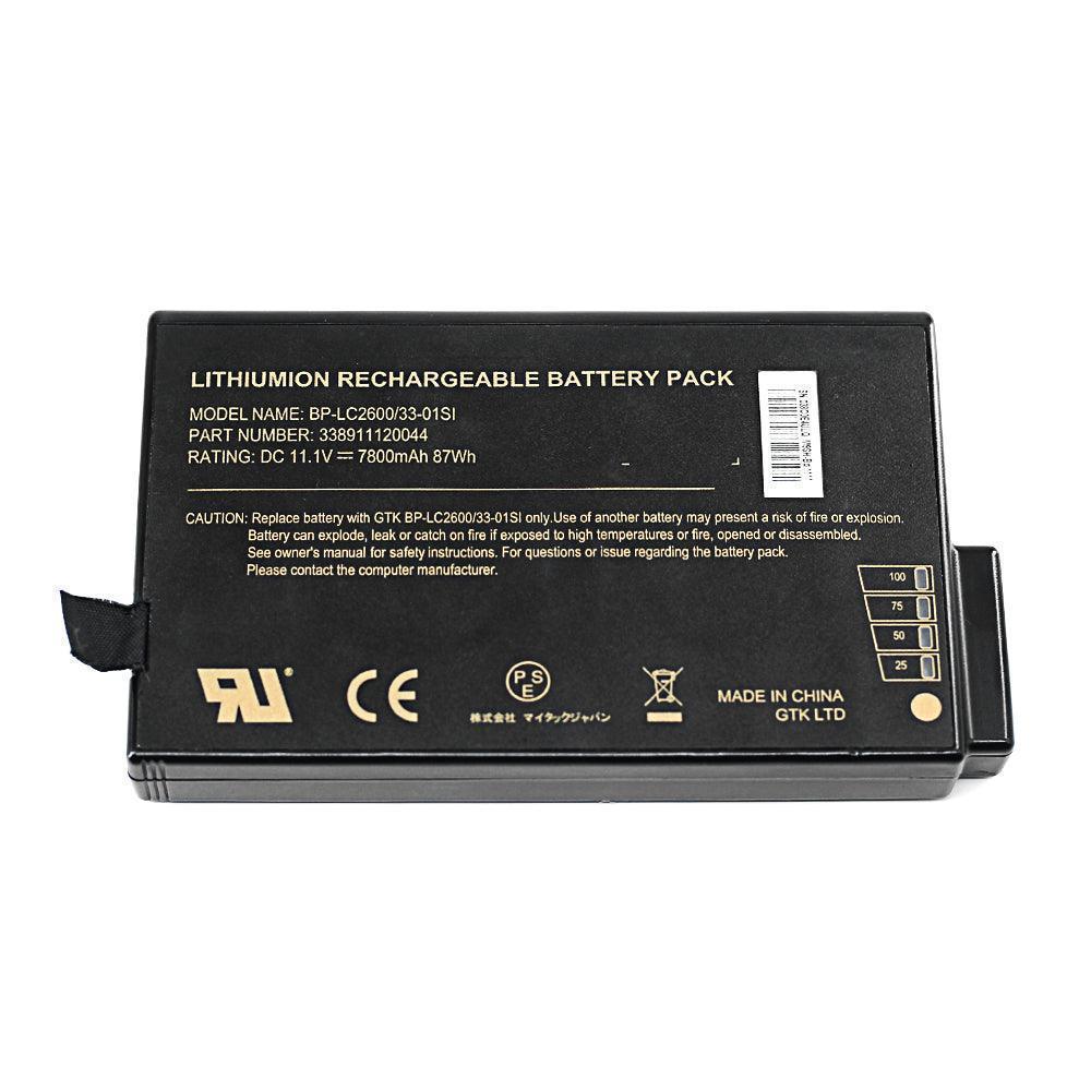 GTK BP-LC2600/33-01SI P/N 338911120044 For V100 V200 B300 X500 S400 Getec Laptop Battery 11.1V 7800mAh Li-Ion Battery Commerical Battery, Rechargeable BP-LC2600/33-01SI GTK