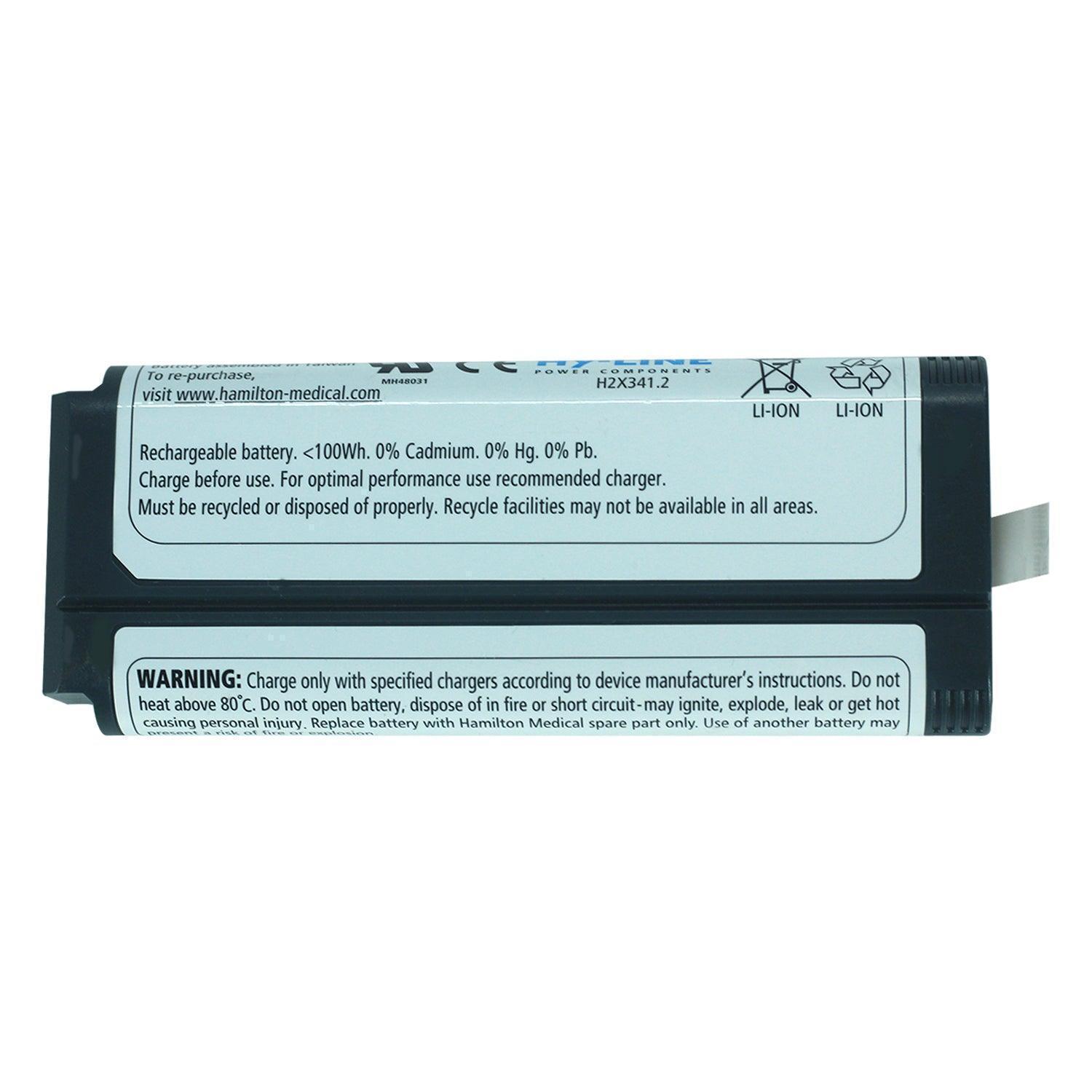Original Hamilton Medical 369108 for C1 T1 MR1 Ventilator battery 10.8V Li-Ion battery Medical Battery, Patient Monitor Battery, Rechargeable, Stock In Canada, Stock In Mexico, Stock In USA, Ventilator Battery 369108 HAMILTON MEDICAL