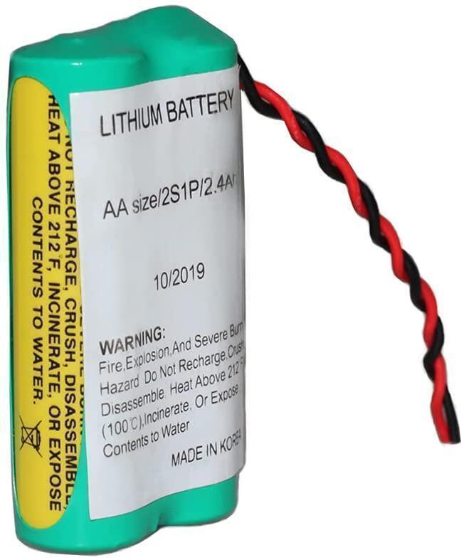 Original Keeper PT-2100 AA size/2S1P/2.4Ah 7.2V Lithium Battery Made in Korea PT-2100 AA Keeper