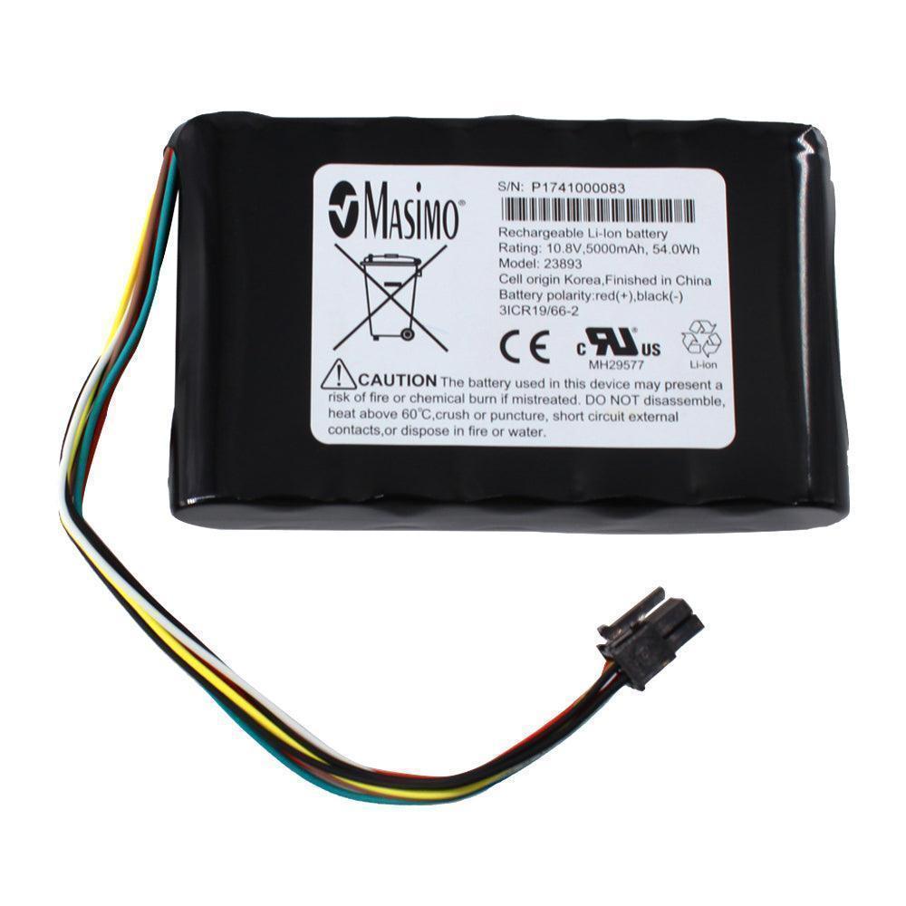 Original Masimo 23893 for Radical Pluse Oximeter P1741000083 10.8V 5000mAh Li-Ion Battery Medical Battery, Pluse Oximeter Battery, Rechargeable, top selling 23893 Masimo