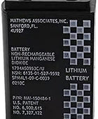 Original Mathews Associates BA-5112U for Enhanced Replacement BA-5113U BA-5312 Very high Frequency intercom Walkie-Talkie Battery Mathews Associates 1794AS0953C/U military battery, Non-Rechargeable, Phone Battery BA-5112U Mathews Associates