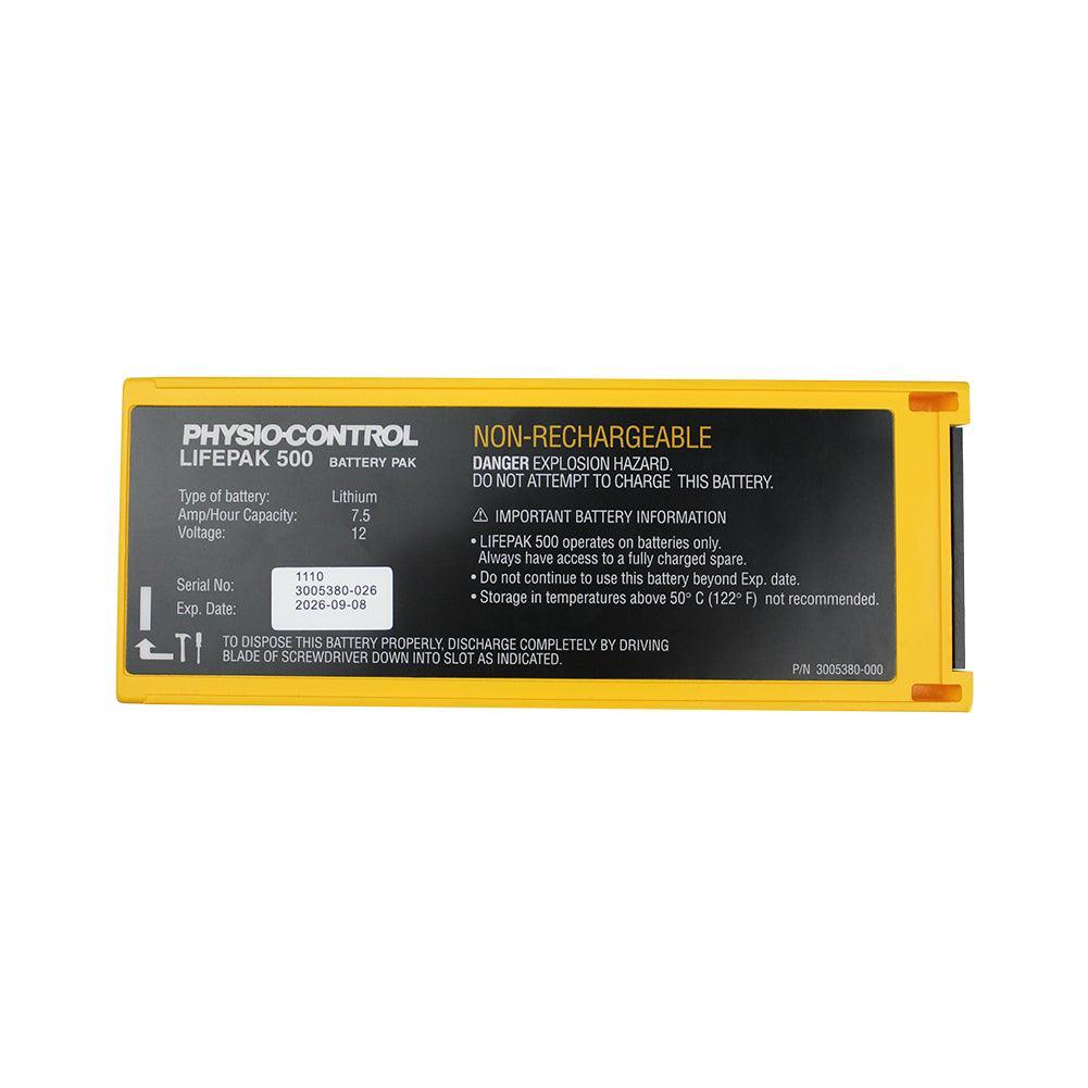 Original Lifepak 500 AED Defibrillator Monitor Battery 12V Lithium Battery for Medtronic for PHYSIO-CONTROL Made in USA Medical Battery 42990784-12v Medtronic