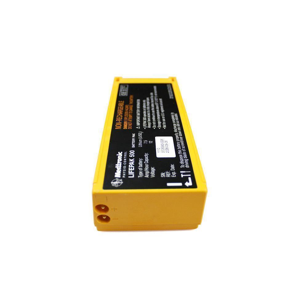 Original Medtronic Lifepak500 Physio Control For 3005380-026 Defibrillator Monitor Battery, 12V 7.5Ah Li/SO2 Non-Rechargeable Battery AED/Defibrillator Battery, LifePak Defibrillator Battery, Medical Battery, Non-Rechargeable M27-EL3 Medtronic
