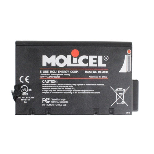 MOLICEL ME202C for ECG EKG Vital Signs Monitors Battery 11.1V Li-Ion Rechargeable Battery ME202A ME202B ME202 ECG/EKG Battery, Medical Battery, Patient Monitor Battery, Philips Battery, Rechargeable, top selling, Vital Signs Monitor battery ME202C MOLICEL