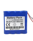 NIHON KOHDEN SB-201P For Vismo X076 PVM-2700 PVM-2703 PVM-2701 Patient Monitor Battery 9.6V Ni-MH Battery Medical Battery, Patient Monitor Battery, Rechargeable SB-201P NIHON KOHDEN