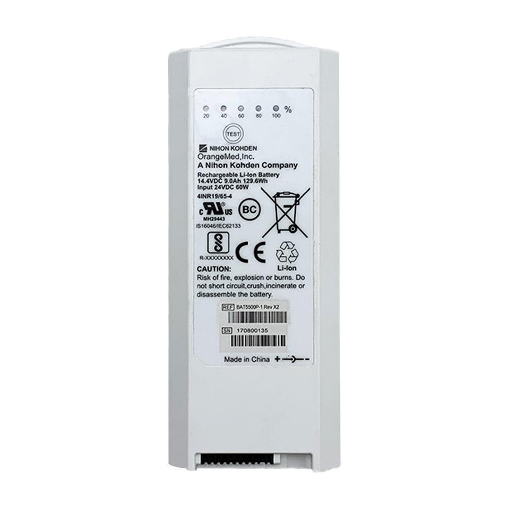 Original NIHON KOHDEN BAT5500P-1 for NKV-550 SN 170800135 Ventilator Battery 14.4V 9000mAh Li-ion Battery 4INR19/65-4 Medical Battery, Patient Monitor Battery, Rechargeable, top selling, Ventilator Battery BAT5500P-1 NIHON KOHDEN