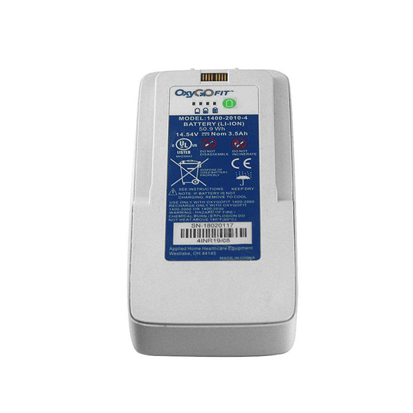 Original #1400-2010-4 OxyGo FIT Oxygen Concentrator battery 14.54V Li-Ion Battery BA-400 Medical Battery, Oxygen Concentrator Battery, Rechargeable, Stock In Germany 1400-2010-4 OxyGo FIT
