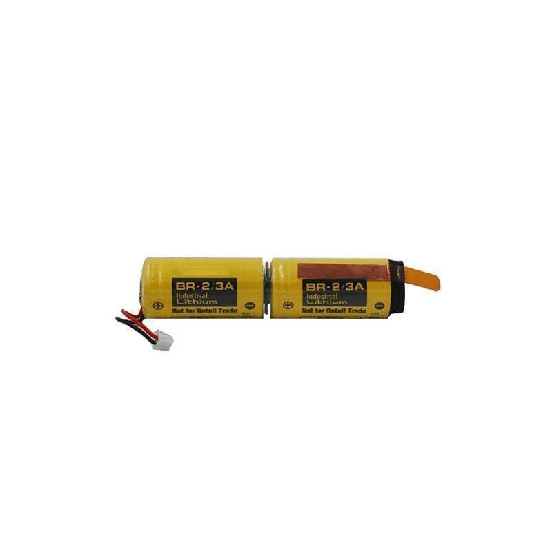 Panasonic 2/BR-2/3A for Fanuc CNC batteries 6V Lithium Battery BR2/3A Industrial Battery, Non-Rechargeable, Panasonic Battery 2/BR-2/3A Panasonic