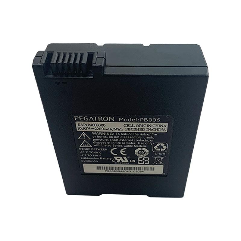 PEGATRON PB006 for Cable Modem Battery 10.95V 2200mAh Li-Ion Battery Commerical Battery, Rechargeable PB006 PEGATRON
