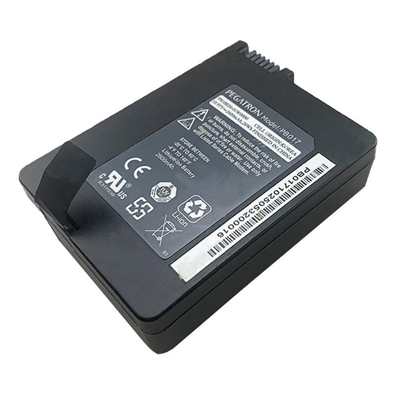 PEGATRON PB017 for Cable Modem Gateway Battery 10.95V 2600mAh Li-Ion Battery Commerical Battery, Rechargeable PB017 PEGATRON