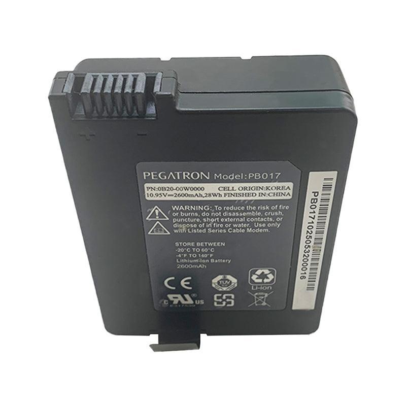 PEGATRON PB017 for Cable Modem Gateway Battery 10.95V 2600mAh Li-Ion Battery Commerical Battery, Rechargeable PB017 PEGATRON