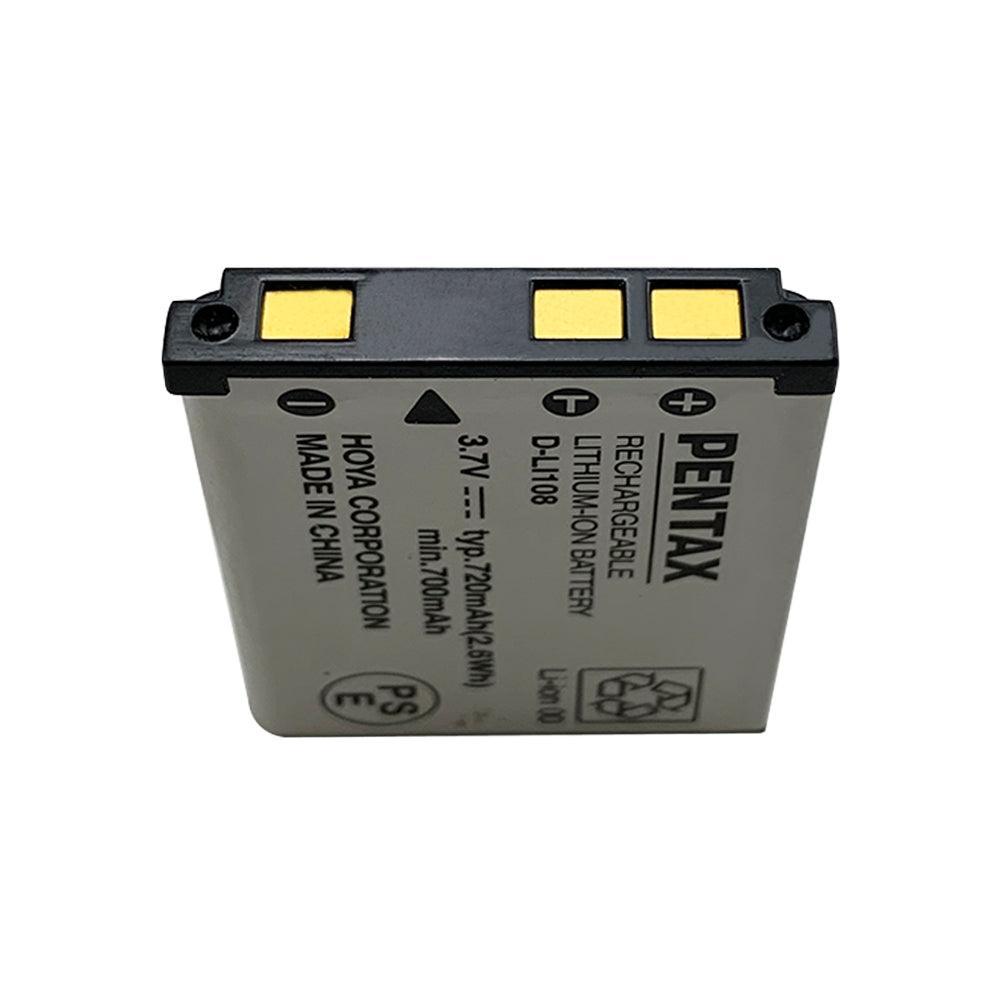 PENTAX D-LI108 for Optio L40 LS1100 LS465 M30 RS1500 DL-1108 DLI108 3.7V 720mAh Li-ion Battery Commerical Battery, Rechargeable D-LI108 PENTAX