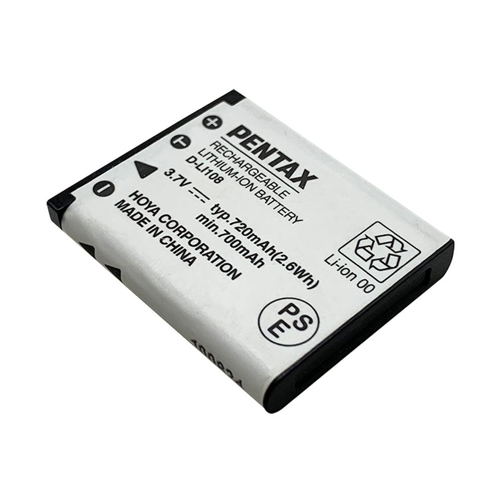PENTAX D-LI108 for Optio L40 LS1100 LS465 M30 RS1500 DL-1108 DLI108 3.7V 720mAh Li-ion Battery Commerical Battery, Rechargeable D-LI108 PENTAX