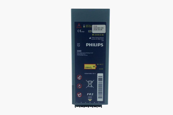 Original Philips M3863A for Heartstart FR2 AED Defibrillator Battery 12V Lithium Battery AED/Defibrillator Battery, Medical Battery, Non-Rechargeable, Philips Battery, top selling M3863A PHILIPS