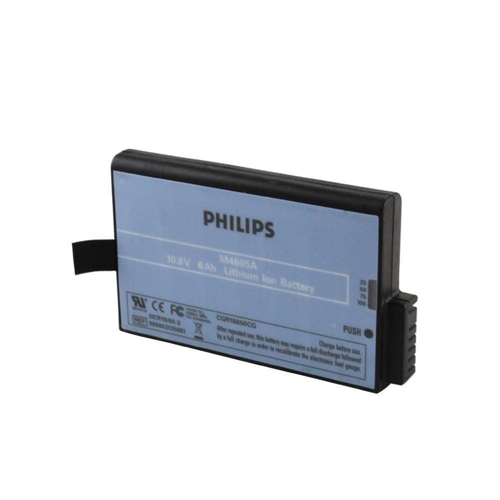 Original Philips M4605A for IntelliVue MP20 MP30 Bedside Patient Monitor Battery 10.8V Li-Ion Battery 989803135861 M8002A M8100 M8001A (Black) Medical Battery, Patient Monitor Battery, Philips Battery, Rechargeable M4605A-Black PHILIPS