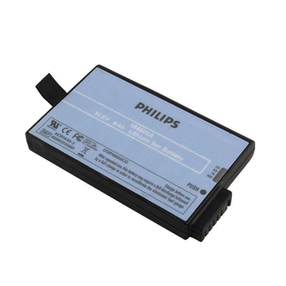 Original Philips M4605A for IntelliVue MP20 MP30 Bedside Patient Monitor Battery 10.8V Li-Ion Battery 989803135861 M8002A M8100 M8001A (Black) Medical Battery, Patient Monitor Battery, Philips Battery, Rechargeable M4605A-Black PHILIPS