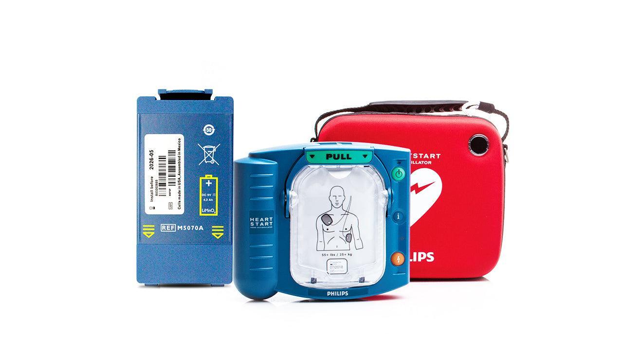 Original Philips M5070A for Heartstart HS1 and FRx M5066A AED/Defibrillator Battery 9V Lithium Battery AED/Defibrillator Battery, Medical Battery, Non-Rechargeable, Philips Battery, top selling M5070A PHILIPS