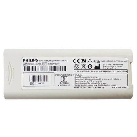 Philips 989803185291 For Philips PageWriter TC10 TC20 Cardiograph ECG Battery 11.1V 4800mAh Li-ion Rechargeable Battery 860392 ECG/EKG Battery, Medical Battery, Philips Battery, Rechargeable, top selling 989803185291 PHILIPS