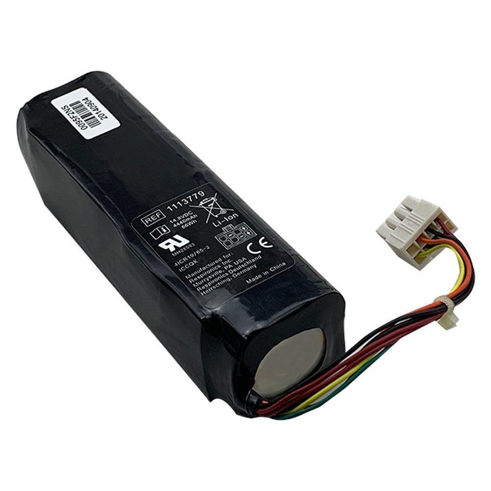 Philips Respironics 1113779 For Philips Trilogy 202 Ventilator Ultrafill Oxygen Tubing 14.8V 4440mAh Li-Ion Battery 4ICR19/65-2 REF 1043572 Medical Battery, Patient Monitor Battery, Philips Battery, Rechargeable, Ventilator Battery 1113779 Philips Respironics